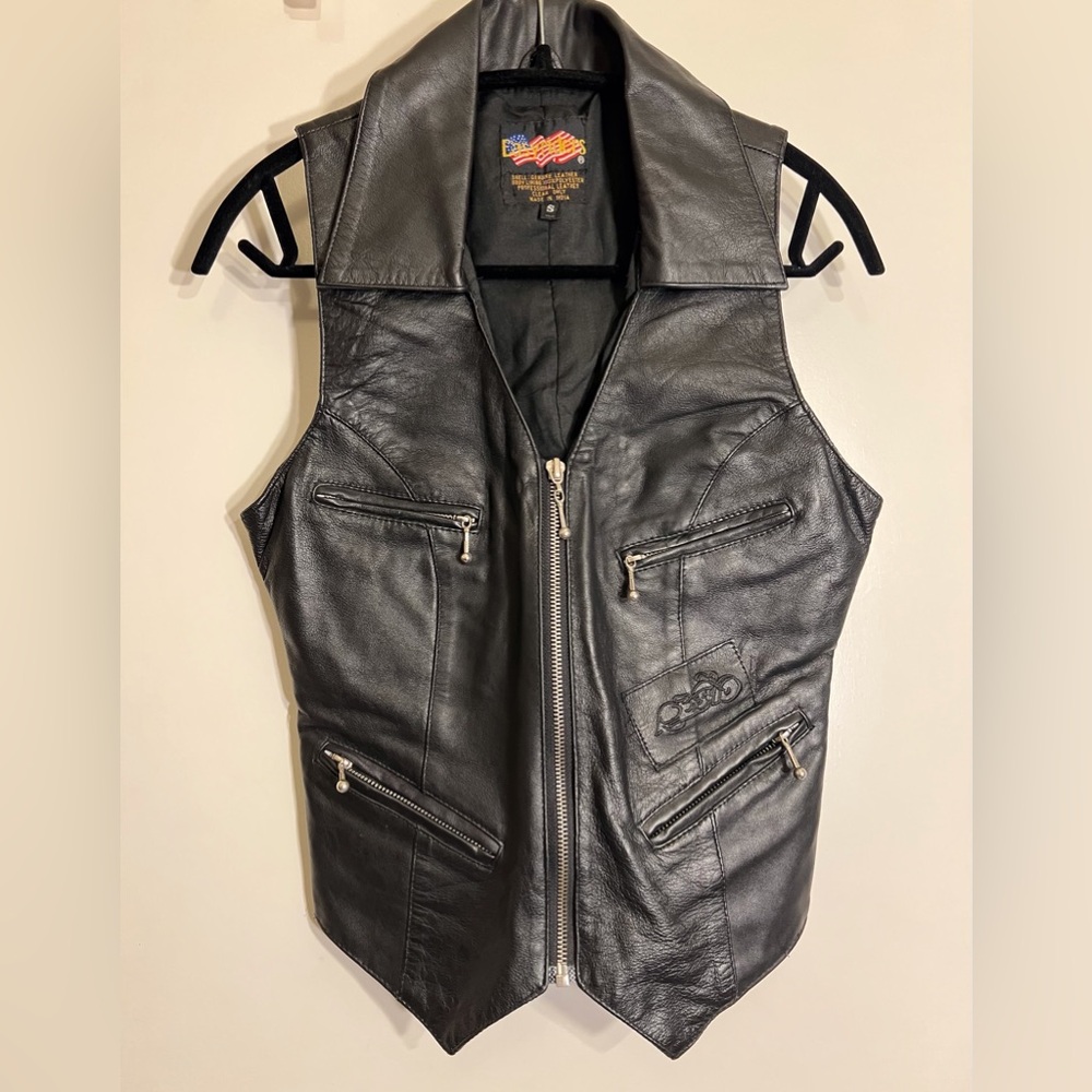 Vintage Easy Riders Leather Vest